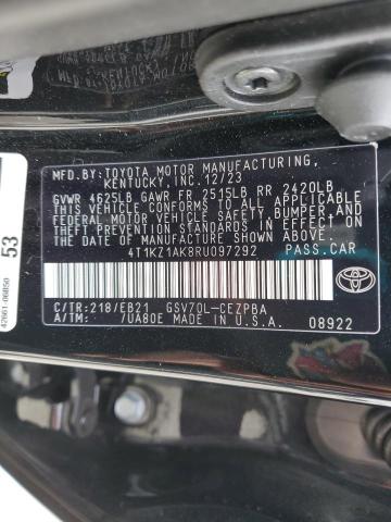 2024 TOYOTA CAMRY TRD 4T1KZ1AK8RU097292  45708194