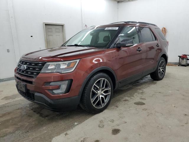 Lot #2409461812 2016 FORD EXPLORER S salvage car