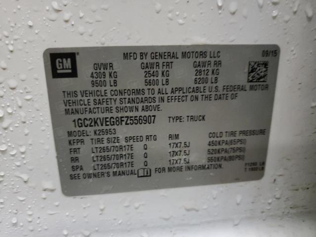 1GC2KVEG8FZ556907 2015 Chevrolet Silverado K2500 Heavy Duty Lt
