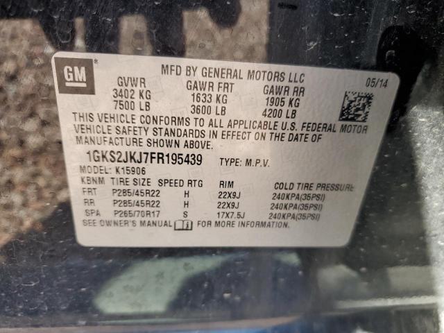 2015 GMC YUKON XL D - 1GKS2JKJ7FR195439
