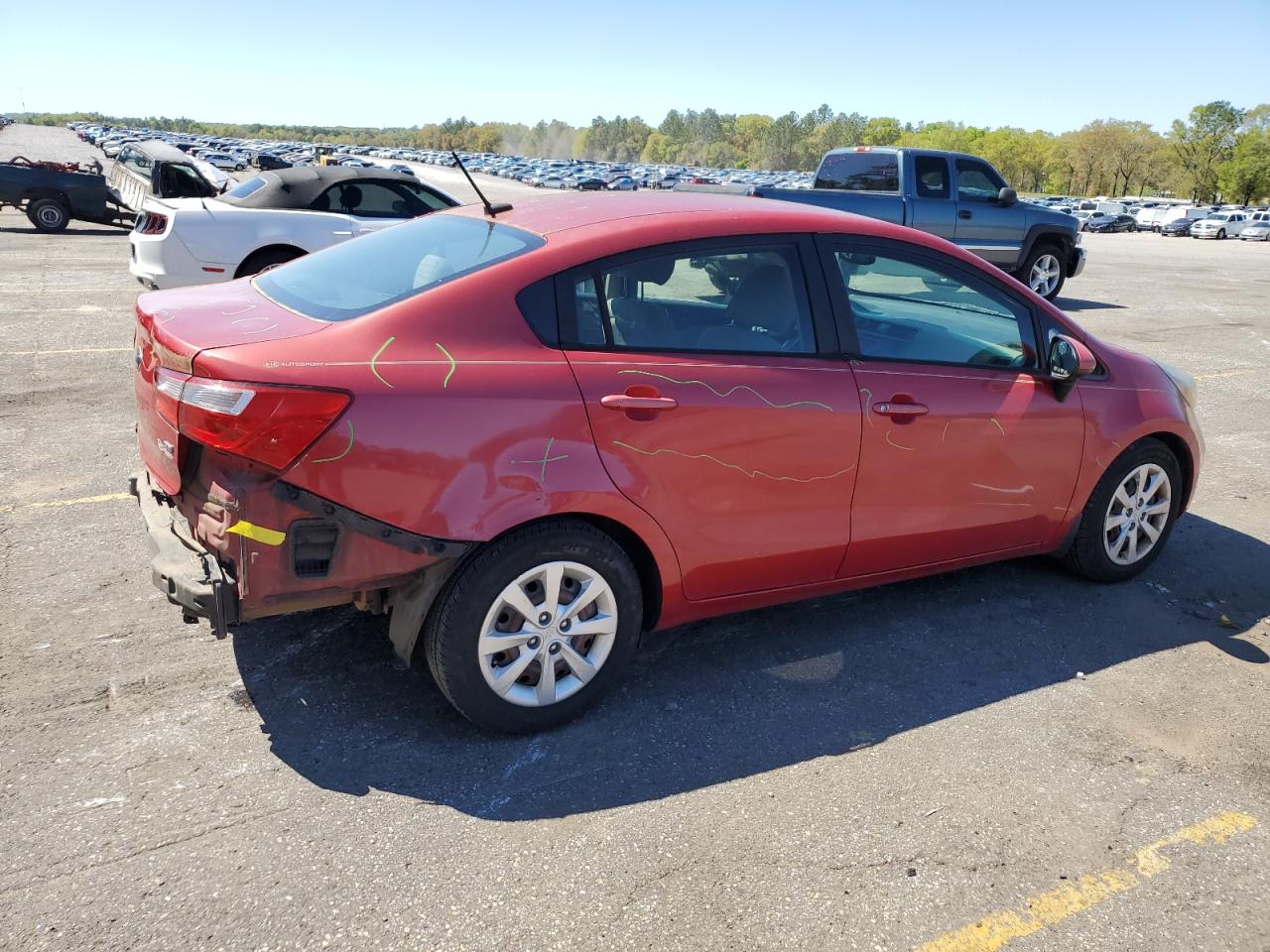 KNADM4A31E6414539 2014 Kia Rio Lx