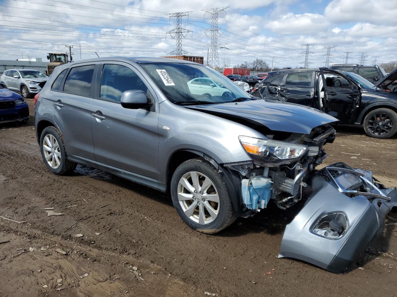 2013 Mitsubishi Outlander Sport Es vin: 4A4AR3AU7DE001502