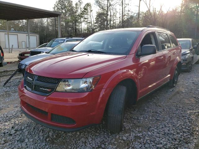 Lot #2445553880 2018 DODGE JOURNEY SE salvage car