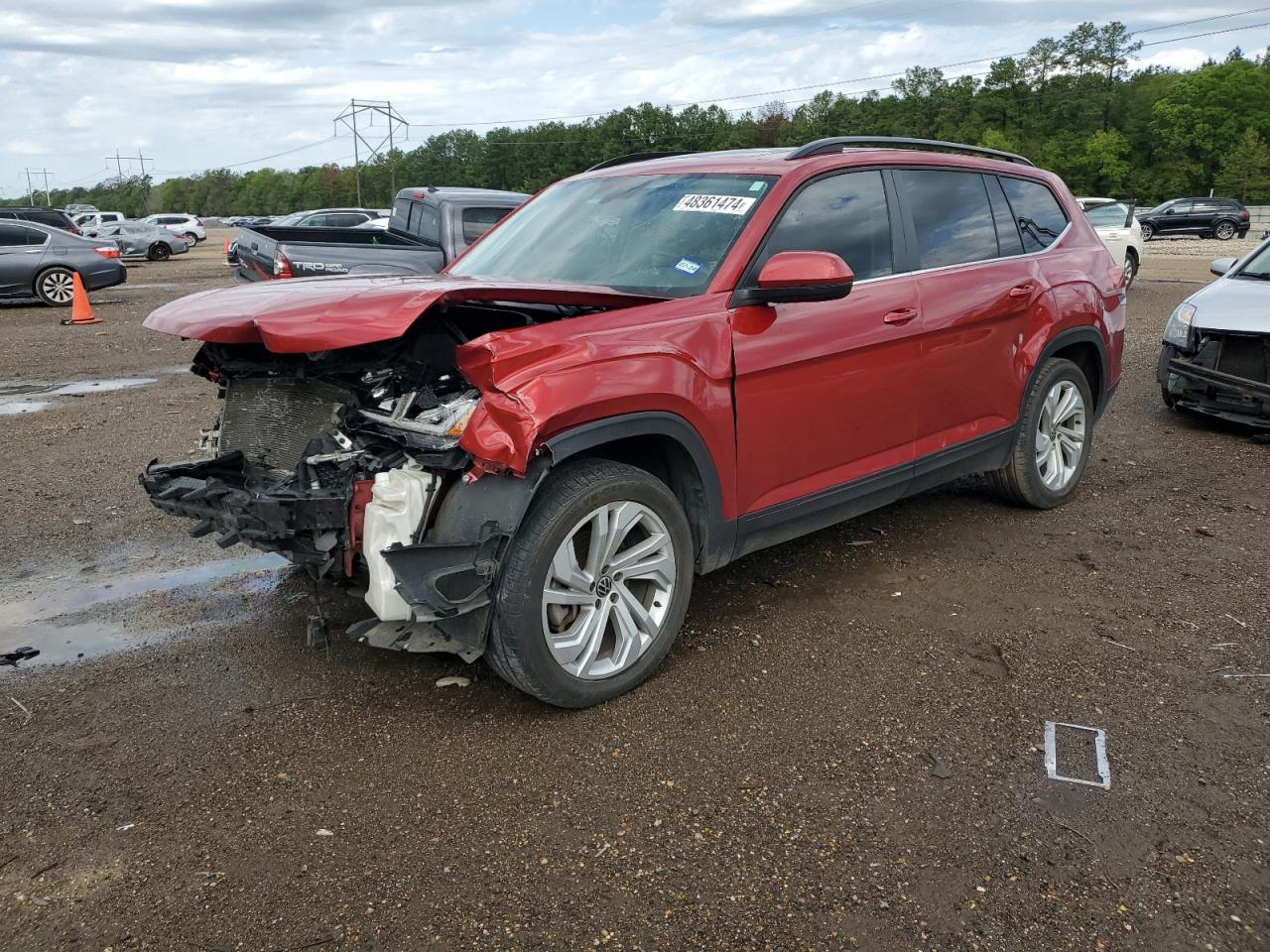 2021 Volkswagen Atlas Se vin: 1V2JR2CA3MC547406