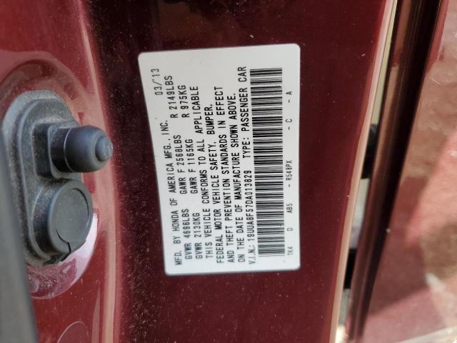 19UUA8F57DA013829 2013 Acura Tl Tech