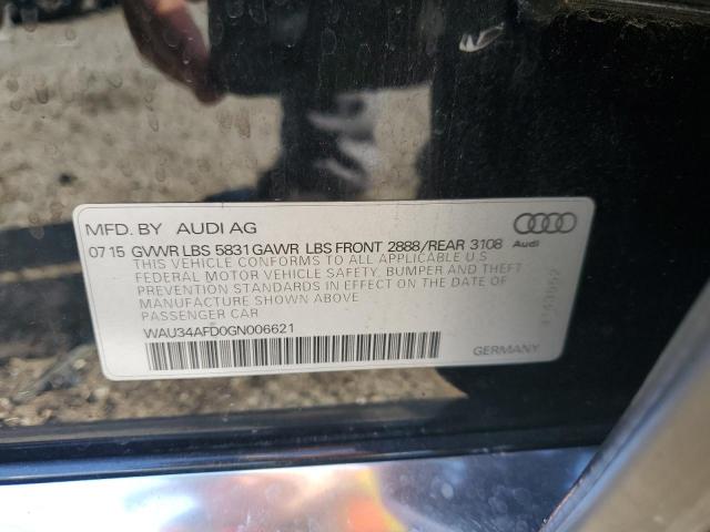 2016 AUDI A8 L QUATT - WAU34AFD0GN006621