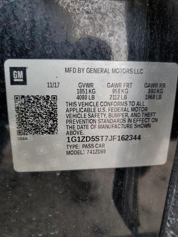 2018 CHEVROLET MALIBU  LT - 1G1ZD5ST7JF162344