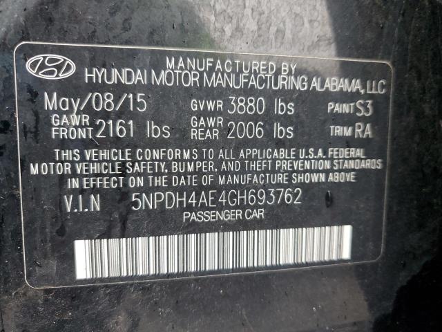 2016 HYUNDAI ELANTRA SE - 5NPDH4AE4GH693762
