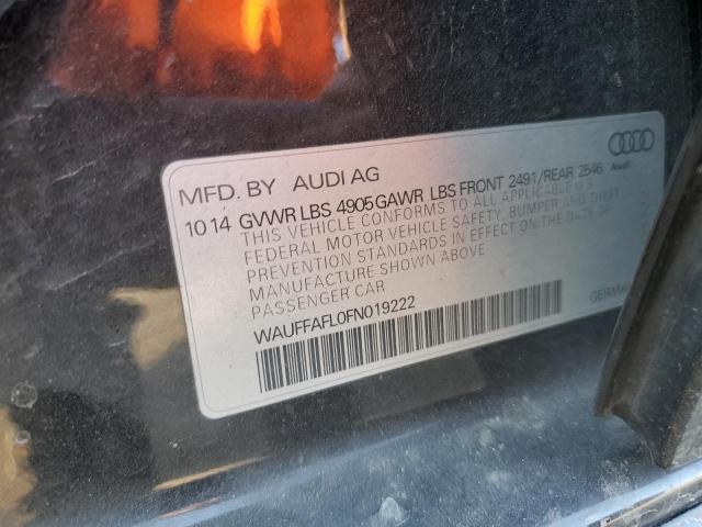 VIN WAUFFAFL0FN019222 2015 Audi A4, Premium Plus no.12