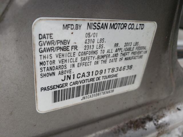 JN1CA31D91T834638 | 2001 Nissan maxima gxe