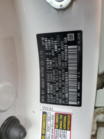 2018 HONDA CLARITY TO - JHMZC5F37JC008348