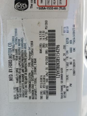 2008 Ford Mustang VIN: 1ZVHT80N385154296 Lot: 47244634