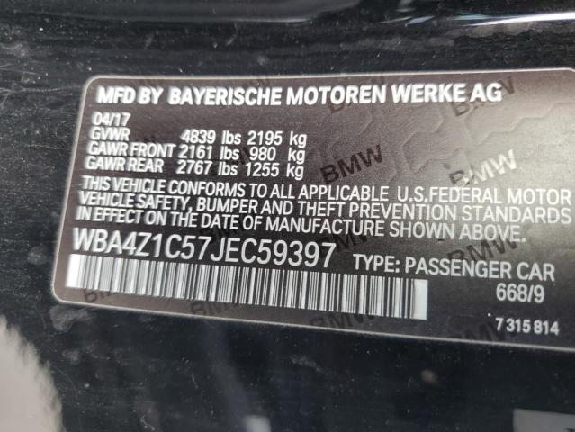 VIN WBA4Z1C57JEC59397 2018 BMW 4 Series, 430I no.12