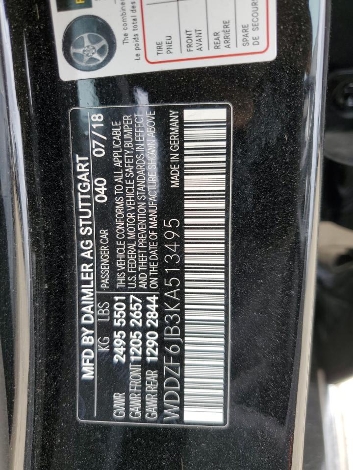 WDDZF6JB3KA513495 2019 Mercedes-Benz E 450 4Matic