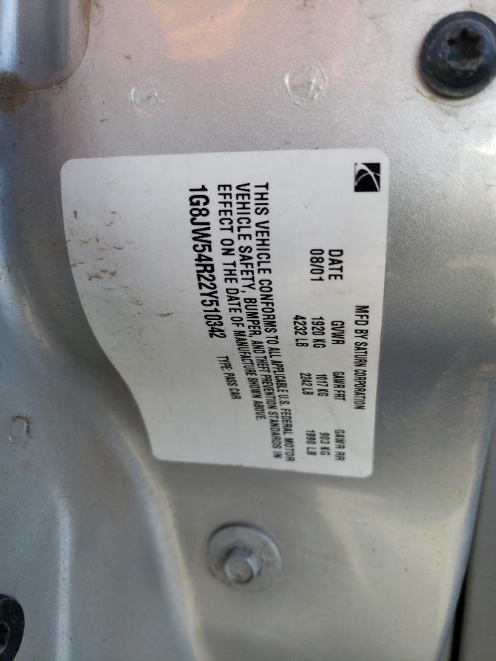 1G8JW54R22Y510342 2002 Saturn L300