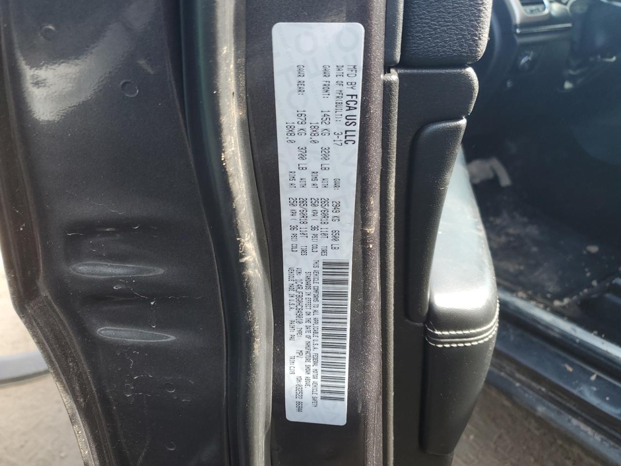 1C4RJFBG0HC849010 2017 Jeep Grand Cherokee Limited