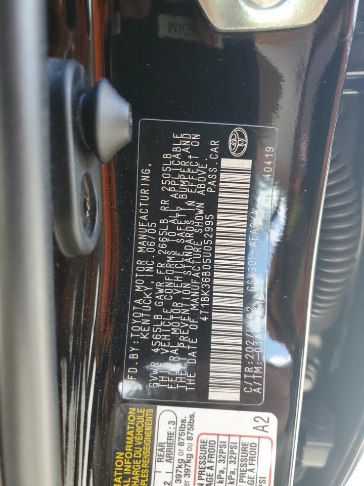 4T1BK36B05U052995 2005 Toyota Avalon Xl