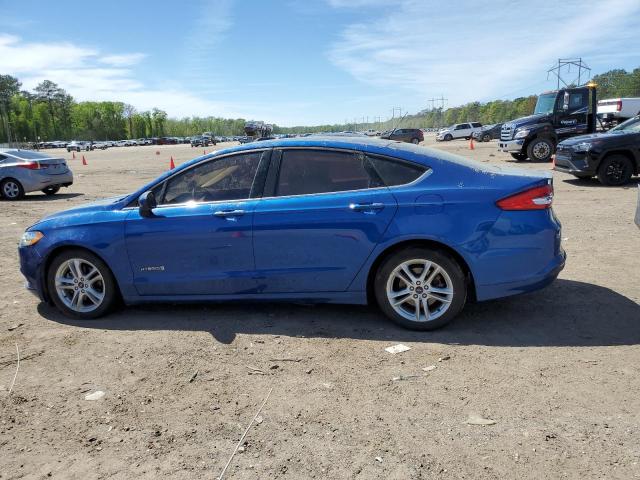 2018 Ford Fusion Se Hybrid VIN: 3FA6P0LU1JR269037 Lot: 47584114