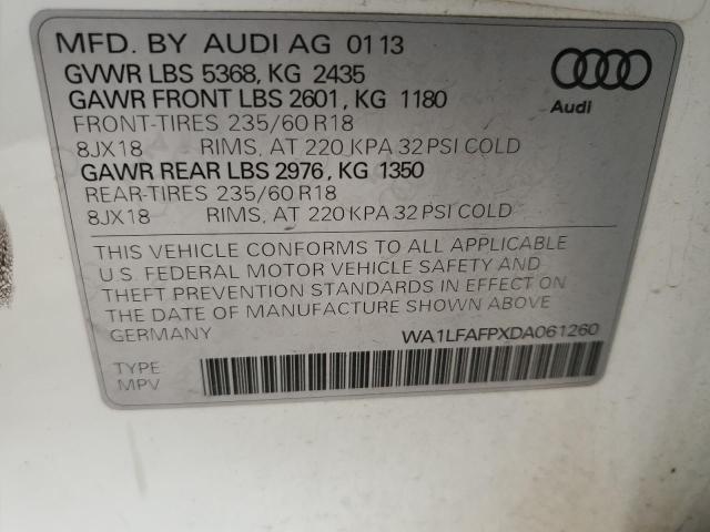 VIN WA1LFAFPXDA061260 2013 Audi Q5, Premium Plus no.12