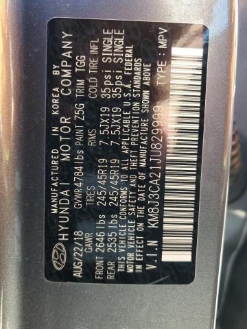 2018 HYUNDAI TUCSON VAL - KM8J3CA21JU829999