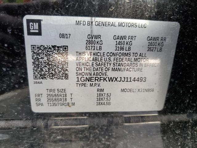 2018 CHEVROLET TRAVERSE L - 1GNERFKWXJJ114493