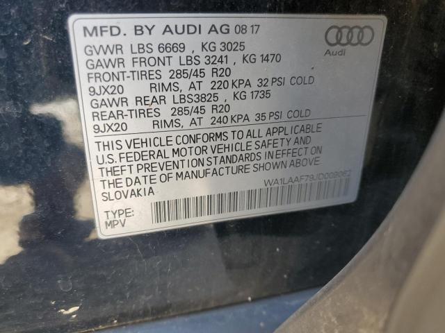 VIN WA1LAAF79JD009062 2018 Audi Q7, Premium Plus no.12