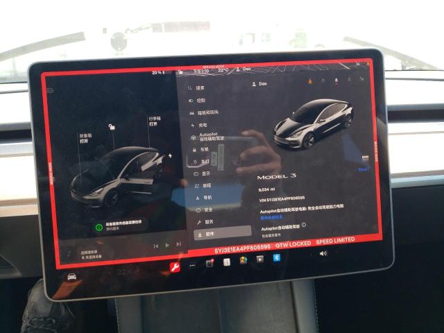 2023 TESLA 3 - 5YJ3E1EA4PF606595