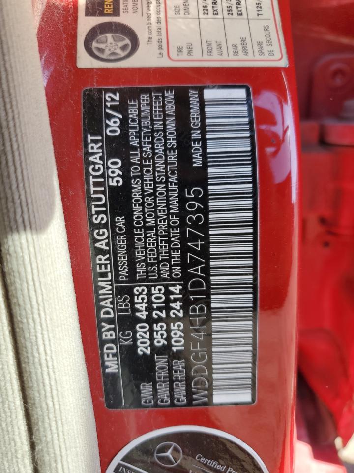 WDDGF4HB1DA747395 2013 Mercedes-Benz C 250