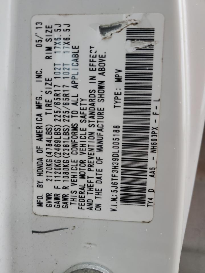 5J6TF3H39DL005188 2013 Honda Crosstour Ex