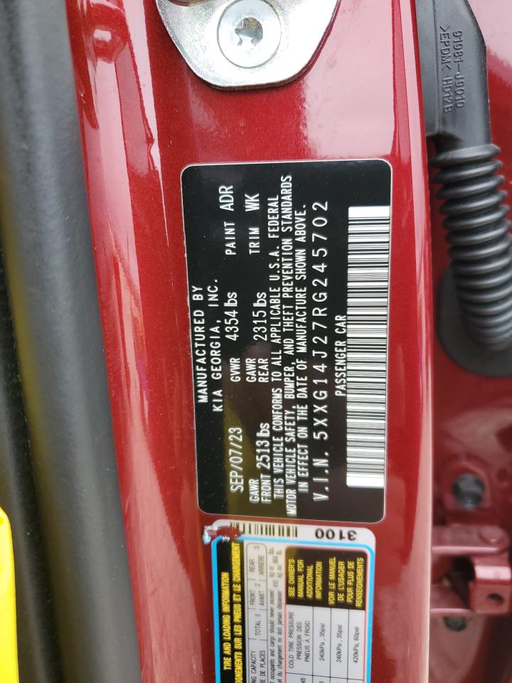 5XXG14J27RG245702 2024 Kia K5 Lxs