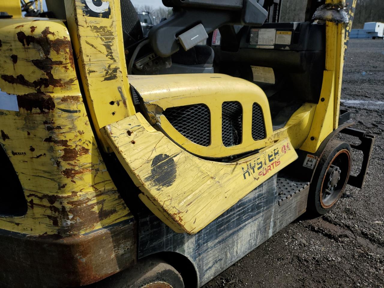 Lot #3242791971 2009 HYSTER FORKLIFT