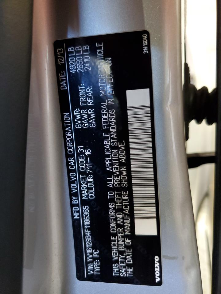 yv1612sb4f1186365 YV1612SB4F1186365 2015 Volvo V60 Premier