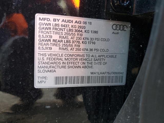 VIN WA1LHAF75JD050042 2018 Audi Q7, Premium Plus no.13