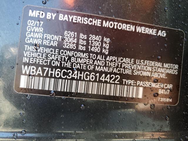 VIN WBA7H6C34HG614422 2017 BMW 7 Series, M760 XI no.12