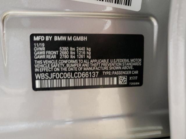 2020 BMW M5 BASE WBSJF0C06LCD66137