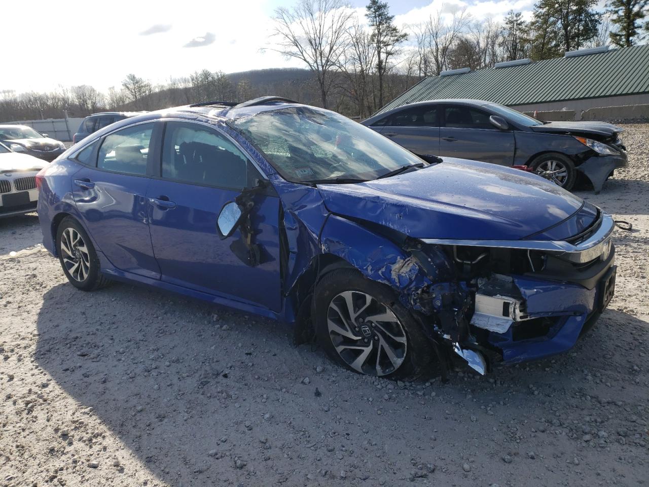 2HGFC2F72JH524007 2018 Honda Civic Ex