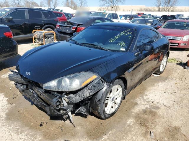 Lot #2427461324 2008 HYUNDAI TIBURON GS salvage car