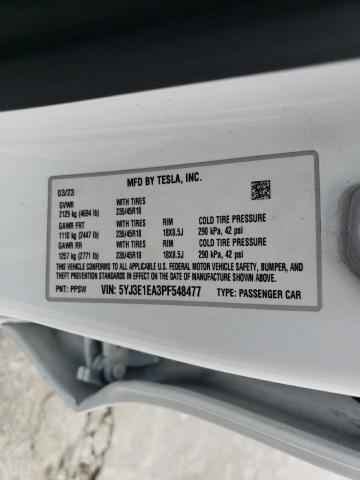 2023 TESLA MODEL 3 - 5YJ3E1EA3PF548477