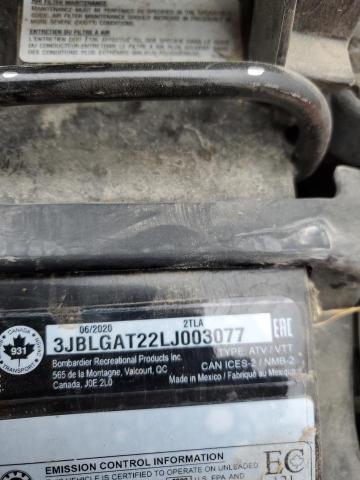 2020 CAN-AM OUTLANDER - 3JBLGAT22LJ003077