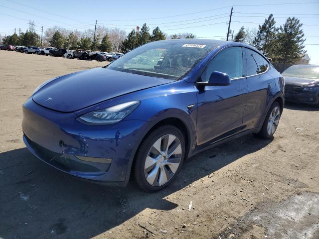  TESLA MODEL Y 2022 Синій