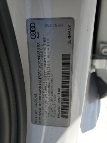 2017 AUDI A6 PREMIUM - WAUG8AFC7HN103040
