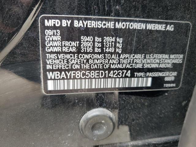 VIN WBAYF8C58ED142374 2014 BMW 7 Series, 750 Lxi no.12