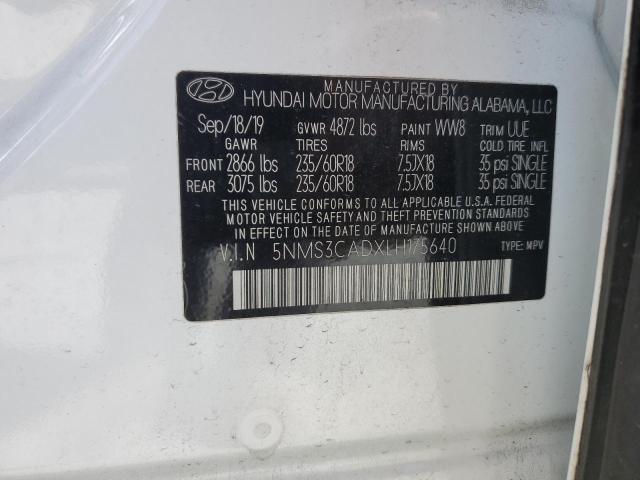 2020 HYUNDAI SANTA FE S - 5NMS3CADXLH175640