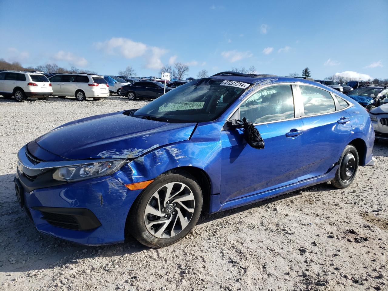 2HGFC2F72JH524007 2018 Honda Civic Ex