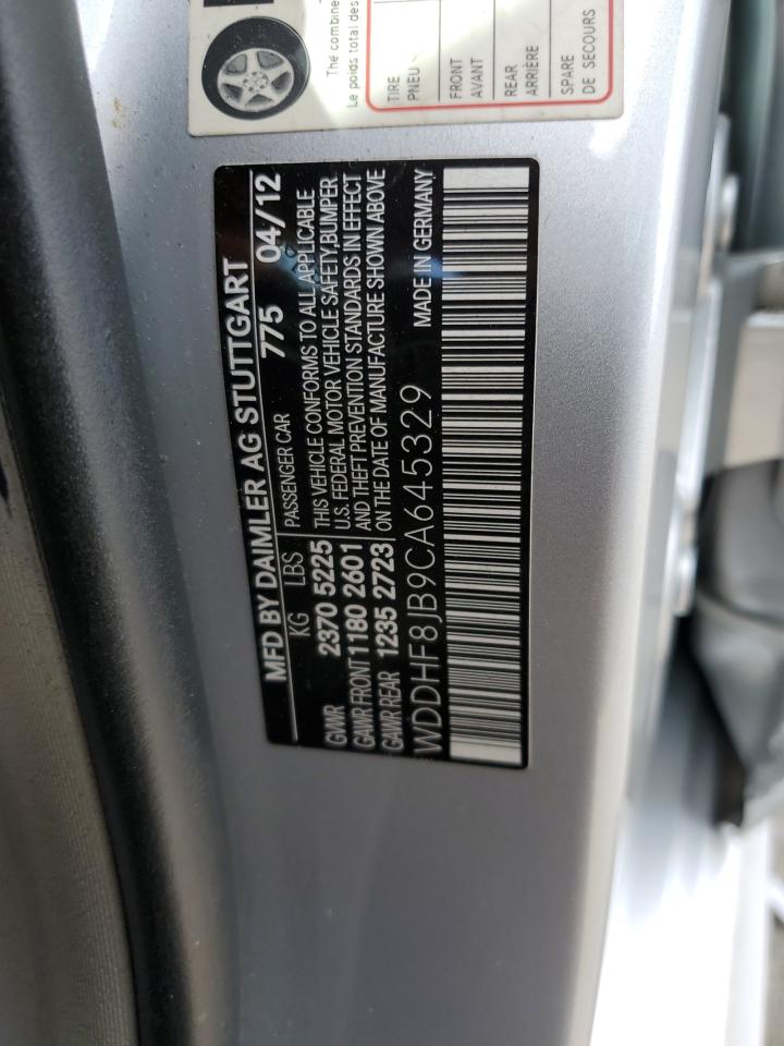 WDDHF8JB9CA645329 2012 Mercedes-Benz E 350 4Matic