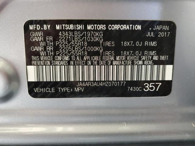 2017 Mitsubishi Outlander Sport Es VIN: JA4AR3AU4HZ070177 Lot: 46550224