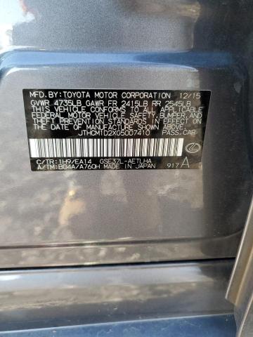 2016 LEXUS IS 300 - JTHCM1D2XG5007410