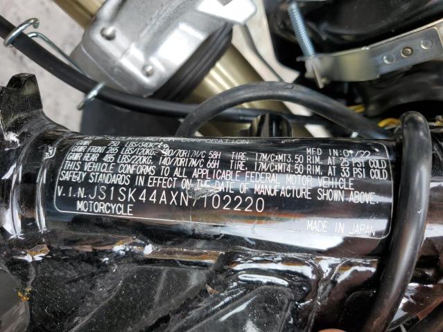 2022 SUZUKI DR-Z400 SM - JS1SK44AXN7102220