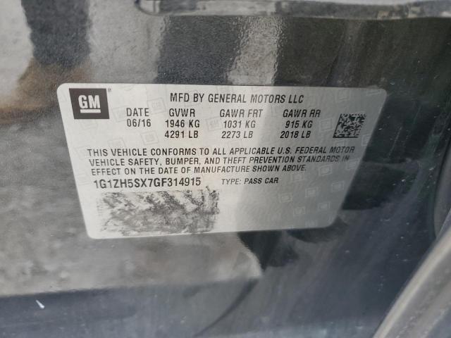 2016 CHEVROLET MALIBU PRE - 1G1ZH5SX7GF314915
