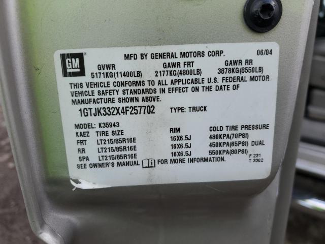2004 GMC New Sierra K3500 VIN: 1GTJK332X4F257702 Lot: 44974214